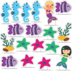 Glitter Mermaid Birthday Pathway & Yard Card Set