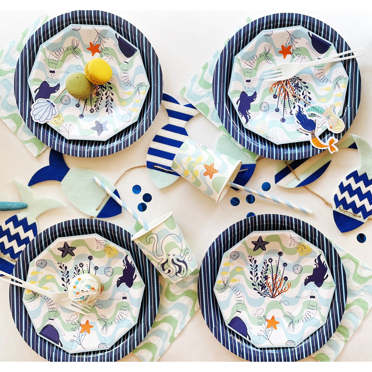 Sea Octopus Cups (Set of 8)