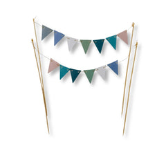 Neutral Blue & Green Cake Banner