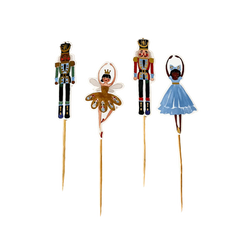 Nutcracker Christmas Cupcake Toppers