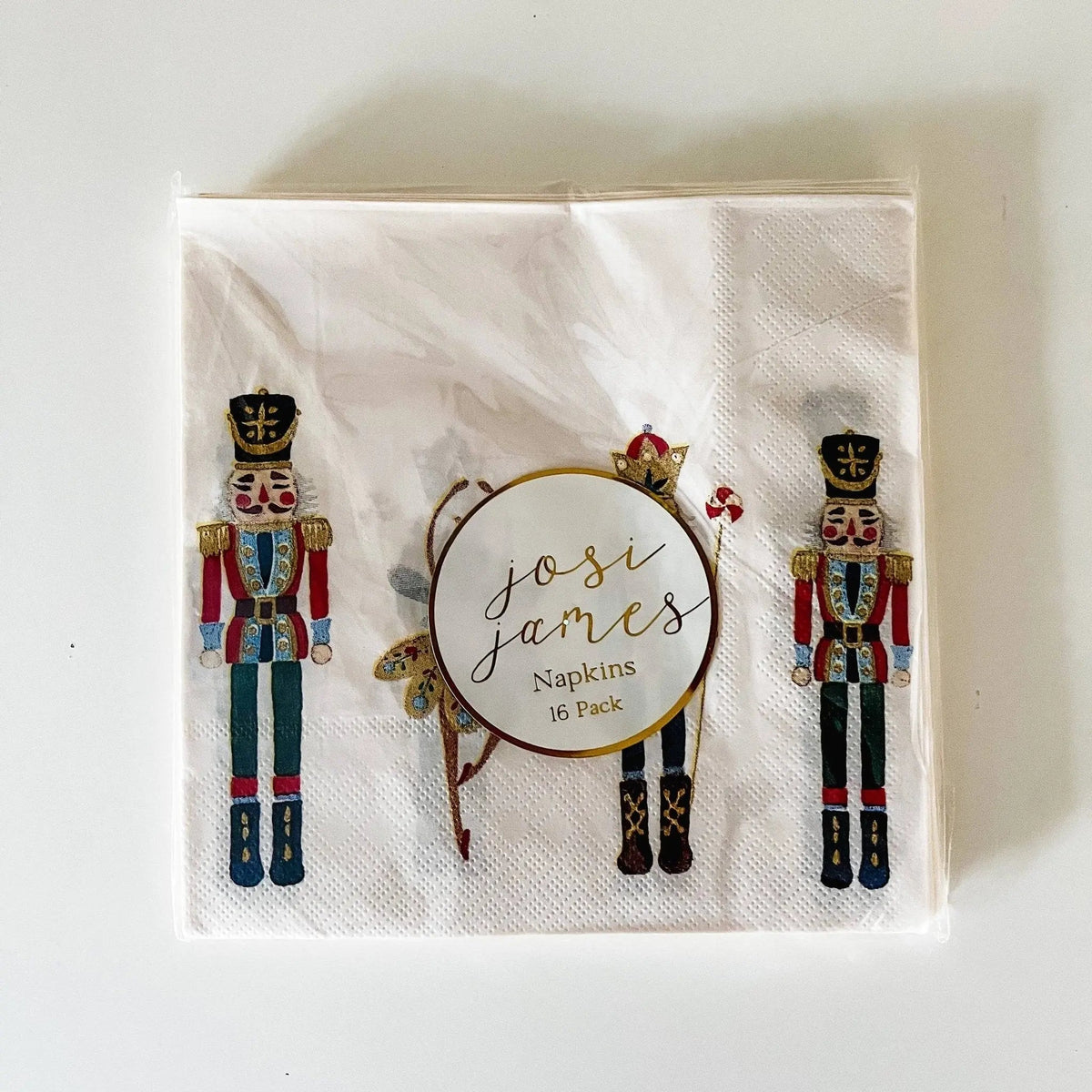 Nutcracker Christmas Large Disposable Paper Napkins (16pcs)