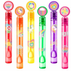 60PCS Cute Unicorn Party Favors 12 DIY Bubble Wands Birthday Goodie Bags