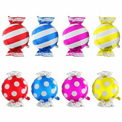 Deermon Candy Bar Mylar Foil Balloons 8 Pack Colorful Party Decor