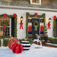 Nutcracker Christmas Banner Porch Sign Front Door Indoor Outdoor Decor
