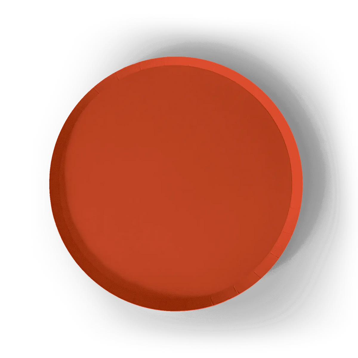 Orange Paper Party Plate (8pcs)
