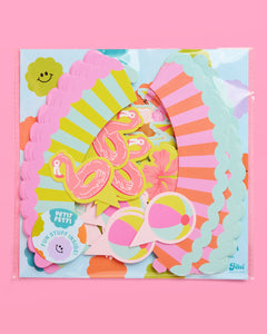 Pool Party Toppers - 24 wrappers + toppers
