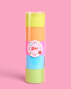 Pool Party Streamers - 5 crepe paper rolls