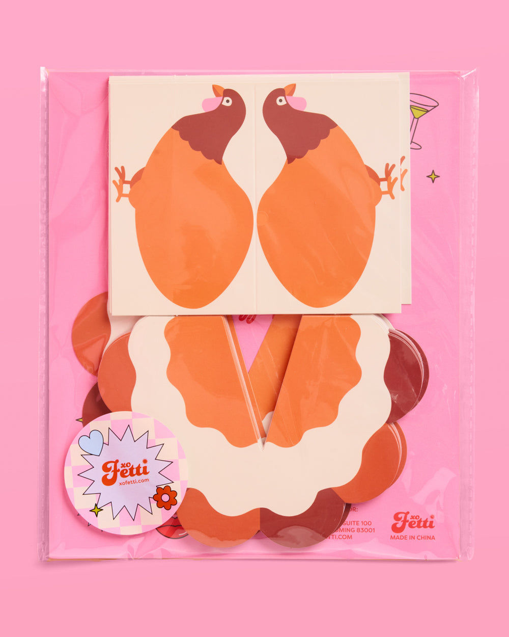 Turkey Time Place Cards - 12 place cards