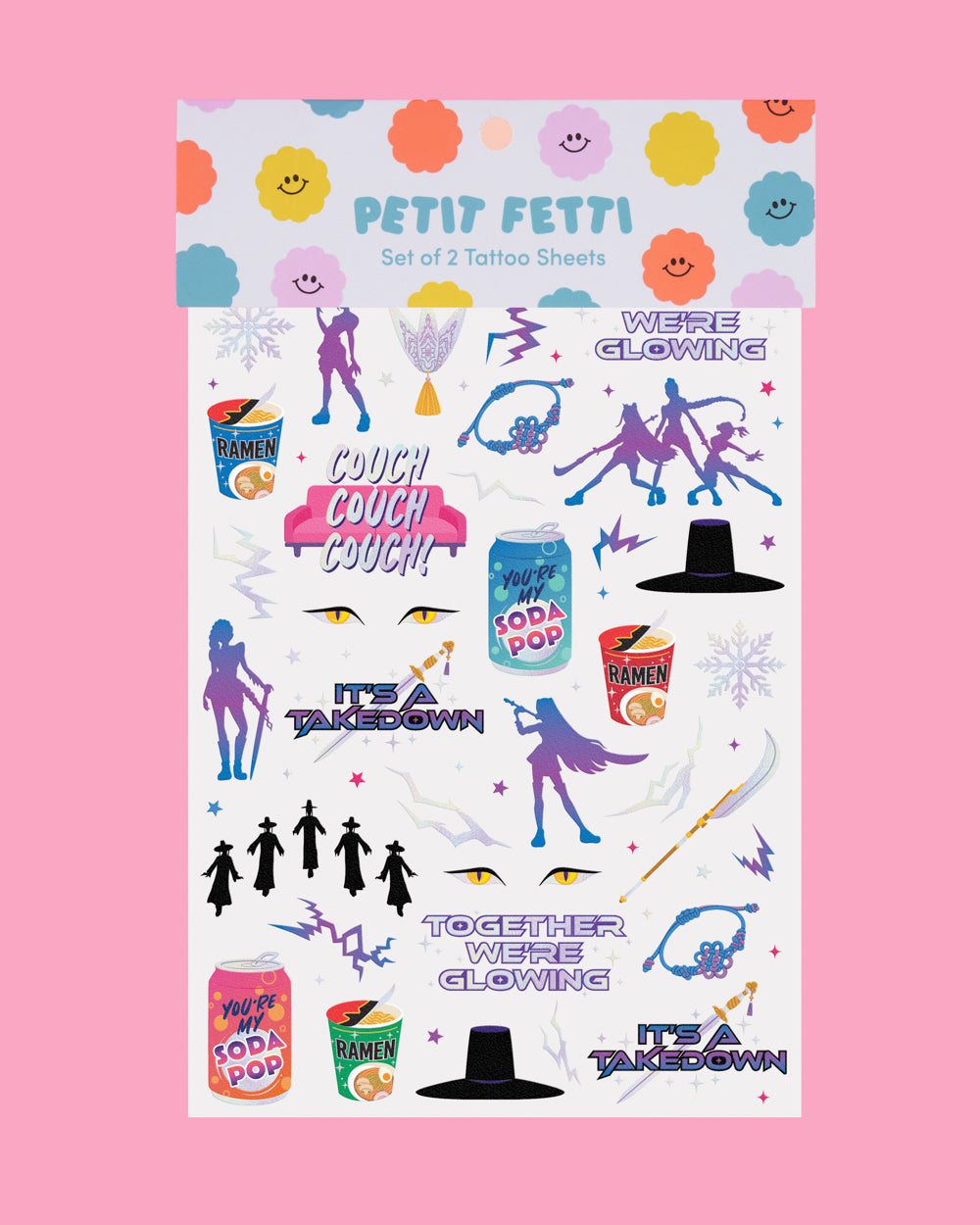 Takedown Tats - 68 temporary tattoos