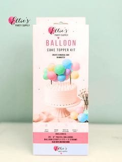 Pastel Mini Balloon Cake Topper Kit – Aesthetic Party Decor for Birthdays & Celebrations