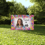 DipaliZ Personalized 16th Birthday Yard Sign Sweet Sixteen