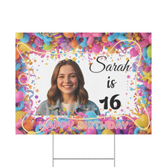 DipaliZ Personalized 16th Birthday Yard Sign Sweet Sixteen
