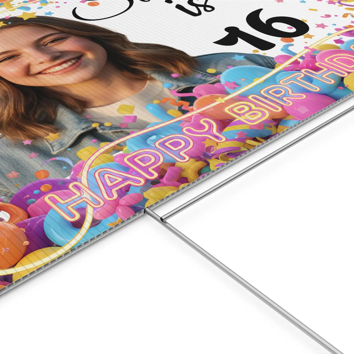 DipaliZ Personalized 16th Birthday Yard Sign Sweet Sixteen
