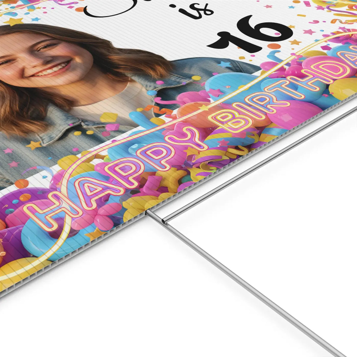 DipaliZ Personalized 16th Birthday Yard Sign Sweet Sixteen