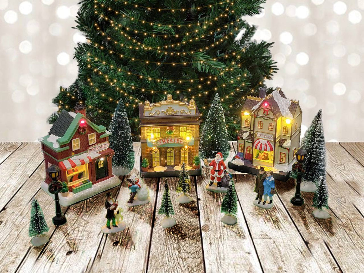 Christmas Village Set - Starlit Village F07M4-28-W223
