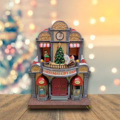 Christmas Village. Christmas Gift Shop F07M4-22-Y316