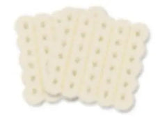 Pink Floral Scalloped Lunch Napkins S40