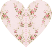 Pink Love Story Heart Shaped Plate, 16pcs