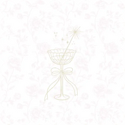Pink Toile Champagne Cheers Lunch Napkins, 40pcs