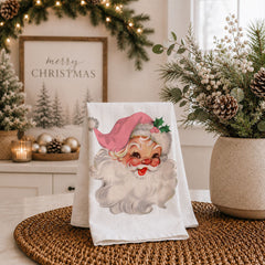 Pink Santa Vintage