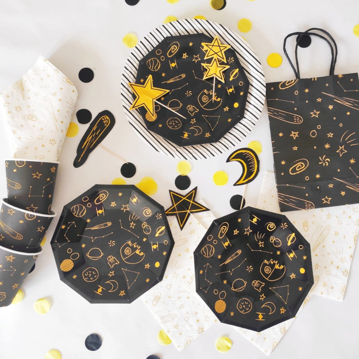 Planets Party Bags – Space Adventure Favor Bags (8 Pack)