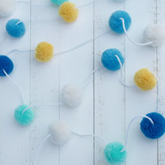 Colorful Pompom Garland