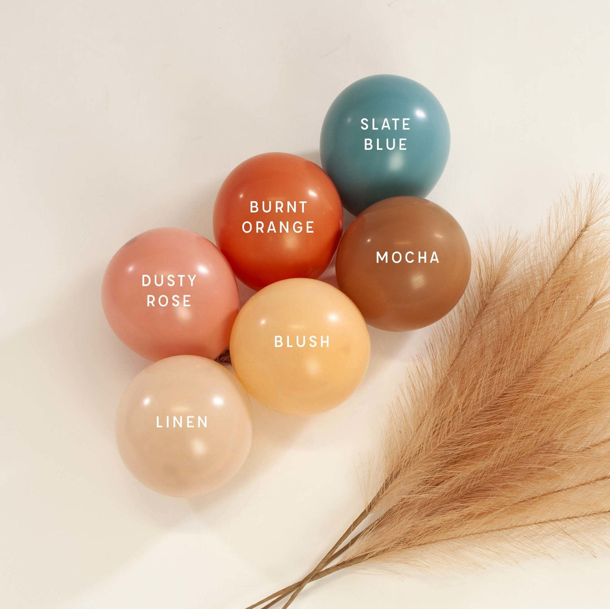 Premium Dusty Rose Latex Balloon Cluster (5", 11 and 17”)