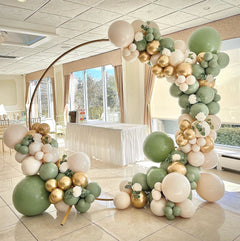 Premium Gold Latex Balloon Cluster (5", 11” and 17”)