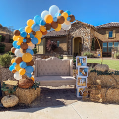 Premium Golden Latex Balloon Cluster (5", 11” and 17”)