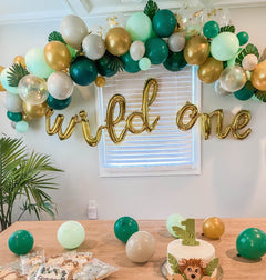 Premium Leaf Green Latex Balloon Cluster (5", 11” and 17")