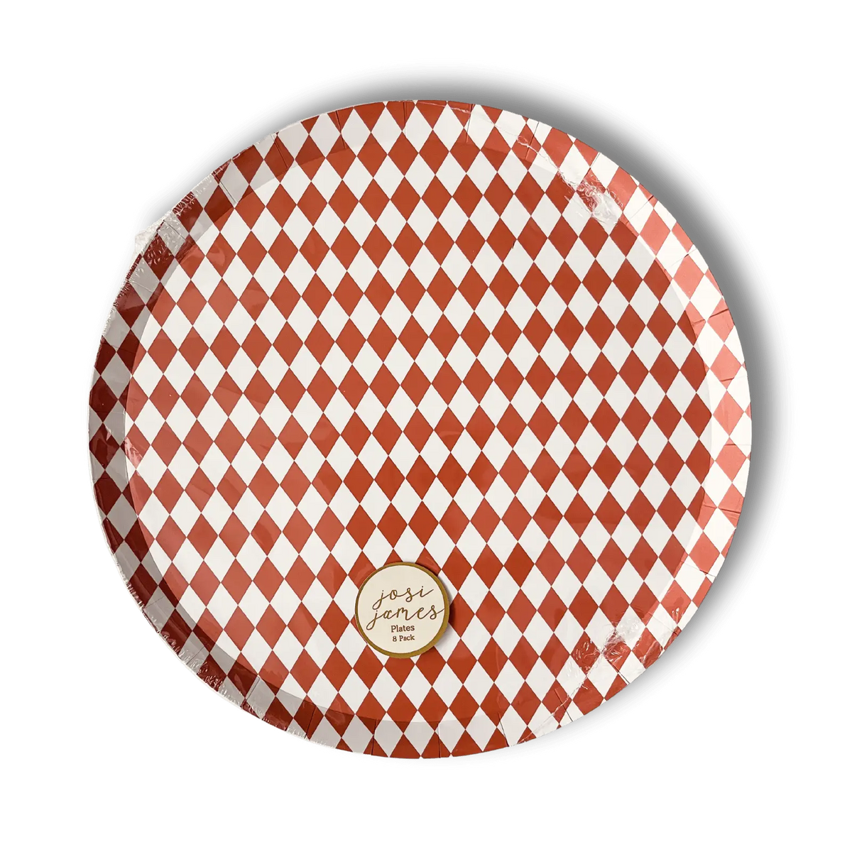 Premium Orange Bavarian Check Plate, (8pcs)