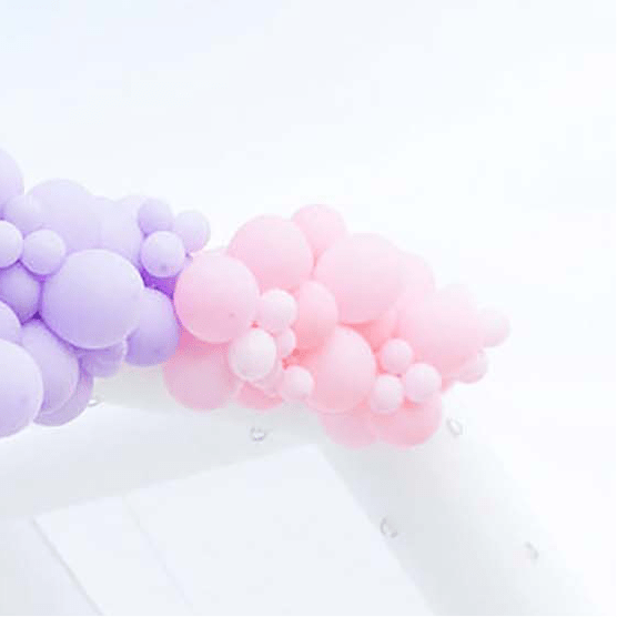 Premium Pink Lemonade Latex Balloon Cluster (5", 11” and 17”)