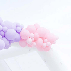 Premium Pink Lemonade Latex Balloon Cluster (5", 11” and 17”)