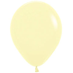 Premium Pastel Yellow Latex Balloon Cluster (5", 11” and 17”)