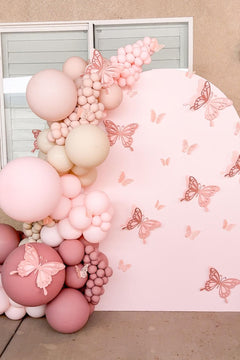 Premium Pink Lemonade Latex Balloon Cluster (5", 11” and 17”)