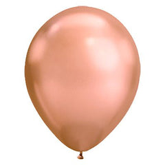 Premium Rose Gold Metallic Latex Balloon Cluster (5", 11” and 17”)