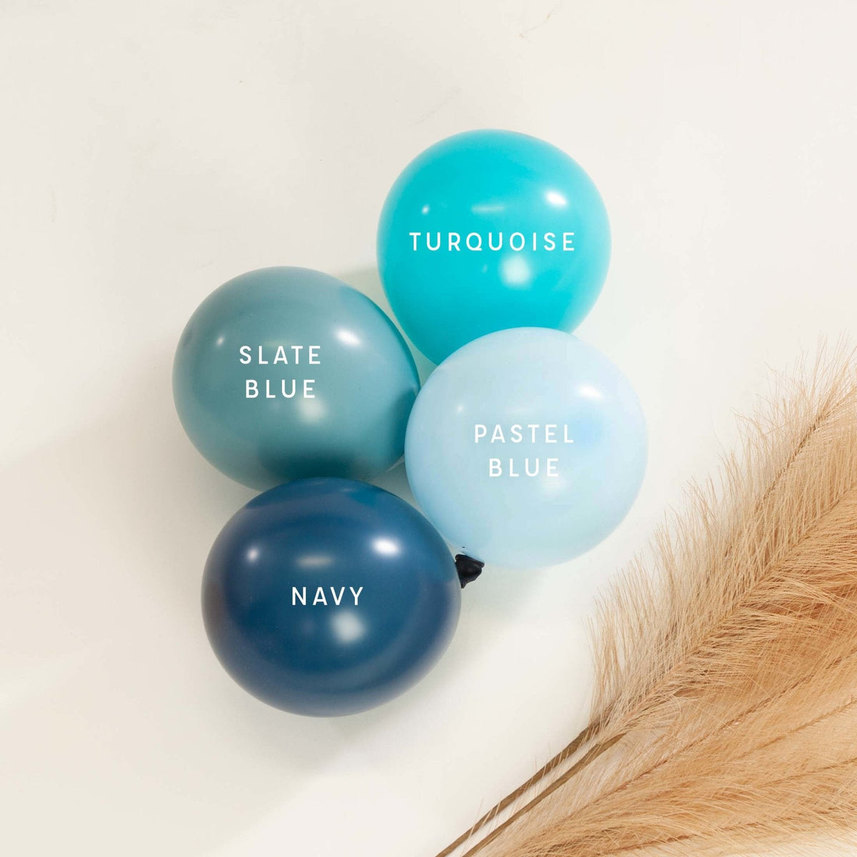 Premium Teal Turquoise Latex Balloon Cluster (5", 11” and 17")