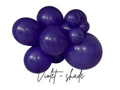 Premium Violet Latex Balloon Cluster (5", 11” and 17”)