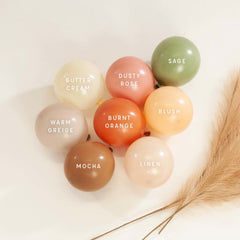 Premium Warm Greige Latex Balloon Cluster (5", 11” and 17”)