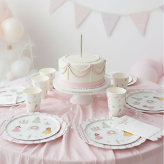 Princess Birthday Party Supplies Kit – Girls Royal Party | Plates, Cups, Napkins | Party in a Box