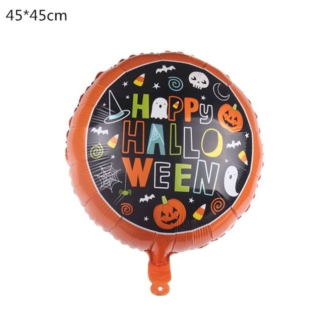 Halloween Pumpkin and Ghost Balloons