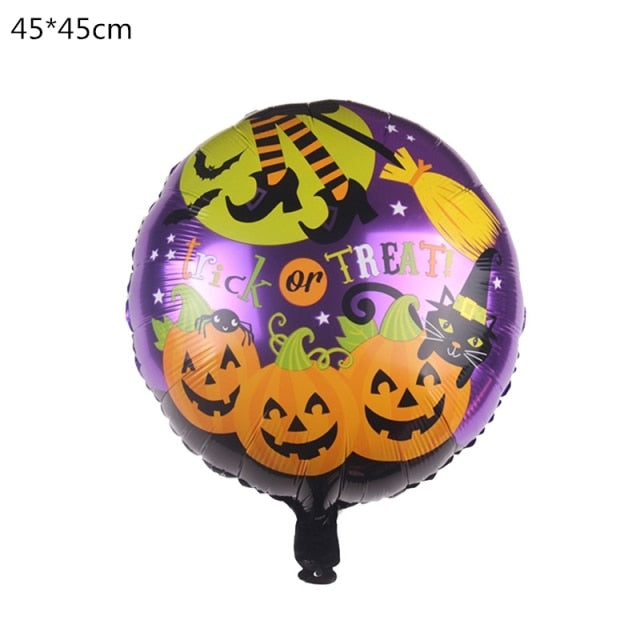 Halloween Pumpkin and Ghost Balloons