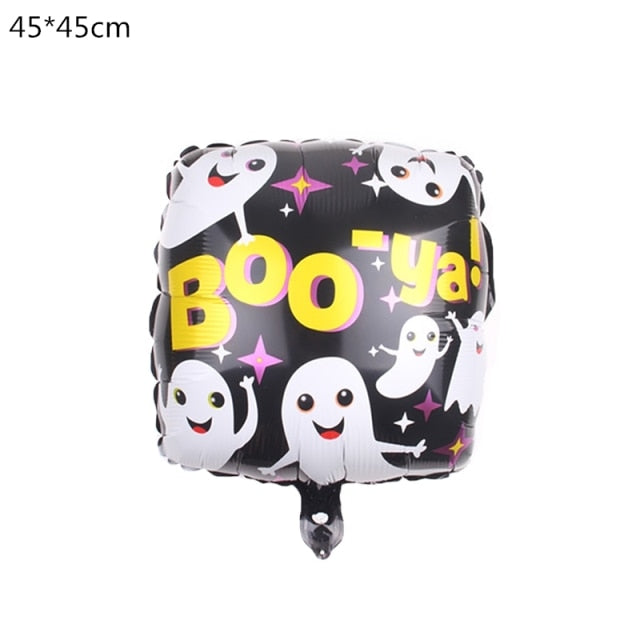 Halloween Pumpkin and Ghost Balloons