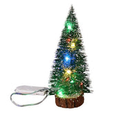 Mini Plastic Christmas Tree with LED Lights