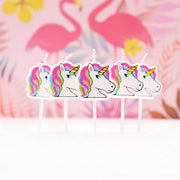 Unicorn and Flamingo Cake Candles
