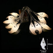 Halloween Pumpkin Spider Bat Skull String Lights