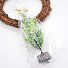 Mini Snowy Green Artificial Christmas Tree