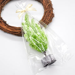 Mini Snowy Green Artificial Christmas Tree