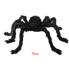Horror Giant Black Plush Spider for Halloween