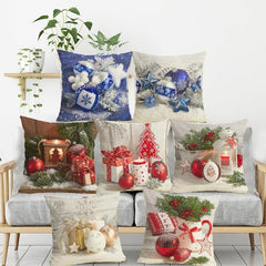 18 × 18 in Christmas Decorative Pillow Covers, 39 Designs